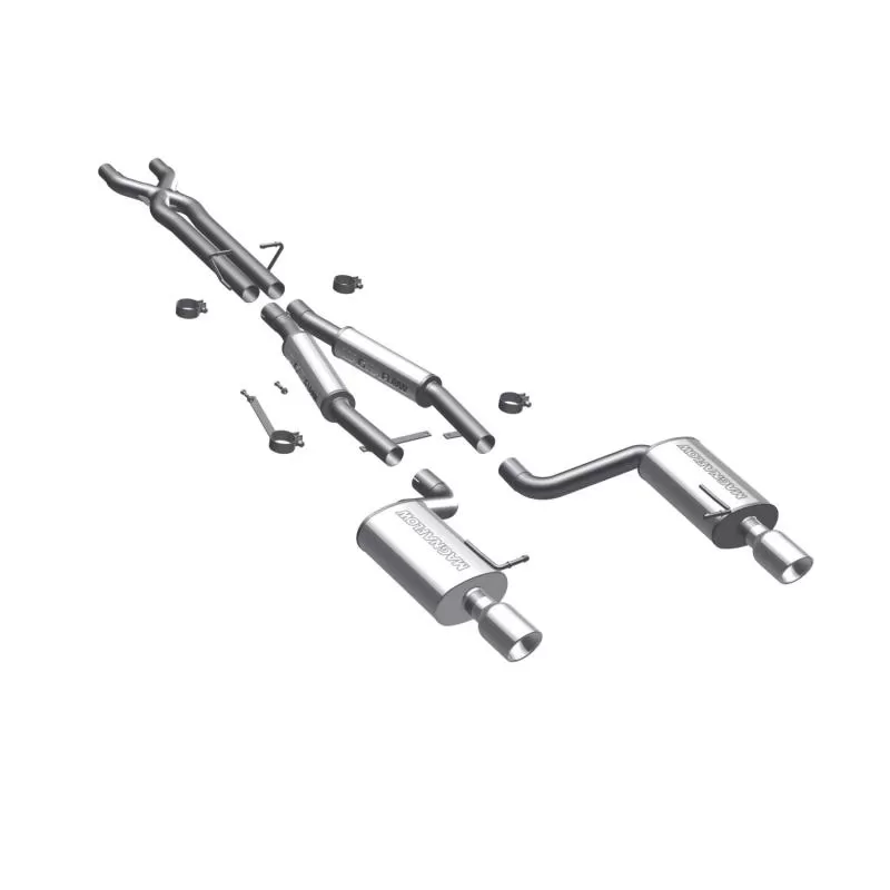 MagnaFlow Exhaust Products Sport Series Stainless Cat-Back System Audi 80 1988 4.2L V8 - 16586