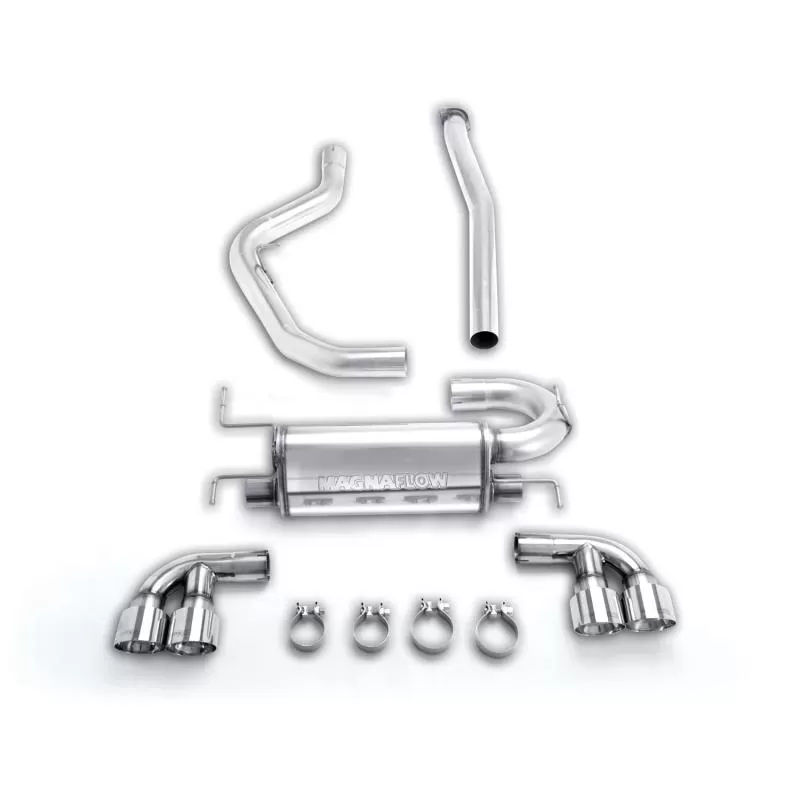 MagnaFlow Exhaust Products Street Series Stainless Cat-Back System Subaru STI 2008-2012 2.5L 4-Cyl - 16824