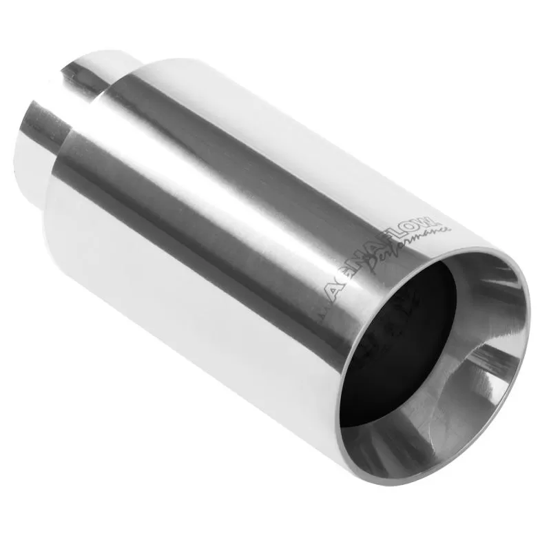 MagnaFlow Exhaust Products Single Exhaust Tip - 2.25in. Inlet/3in. Outlet - 35122