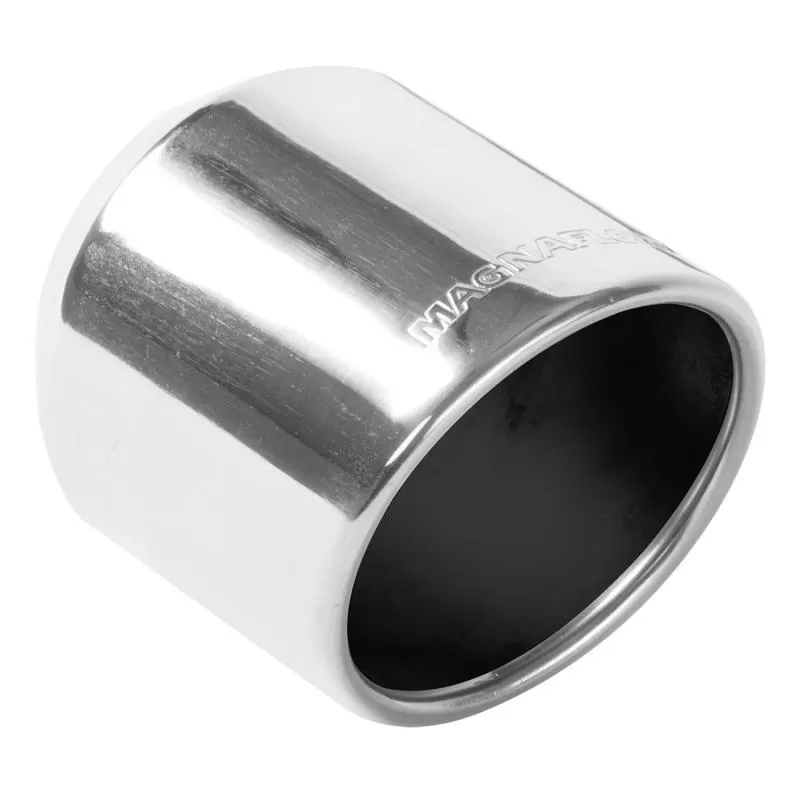 MagnaFlow Exhaust Products Single Exhaust Tip - 2.5in. Inlet/4in. Outlet - 35136