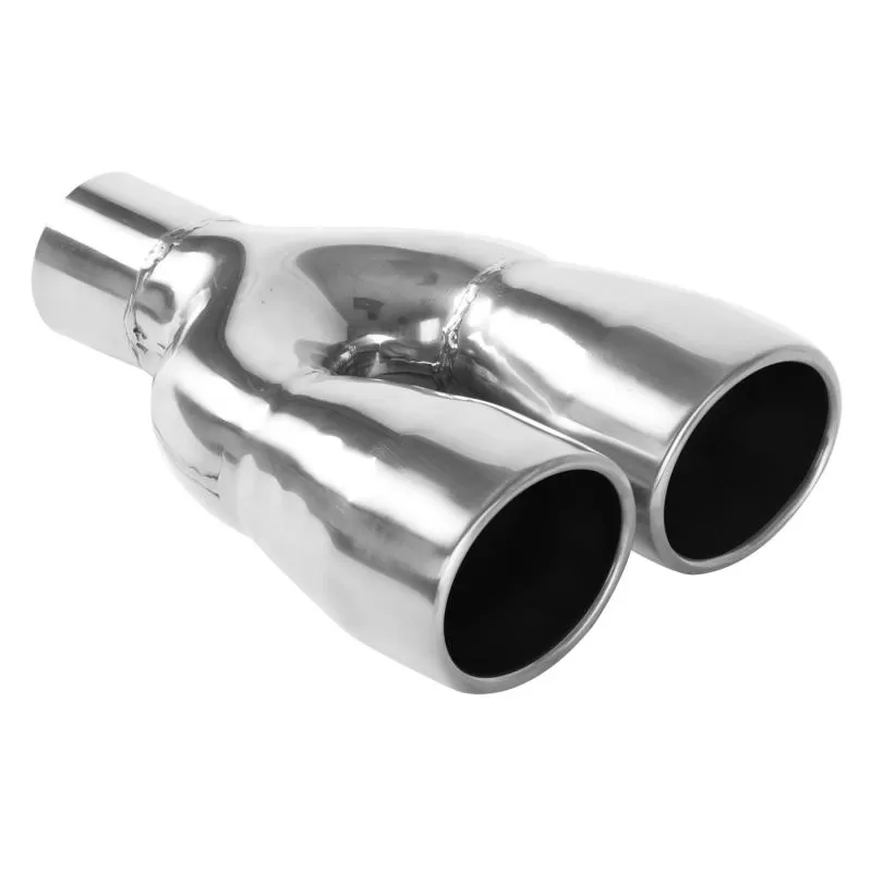 MagnaFlow Exhaust Products Dual Exhaust Tip - 2.25in. Inlet/3 x 3.75in. Outlet - 35169