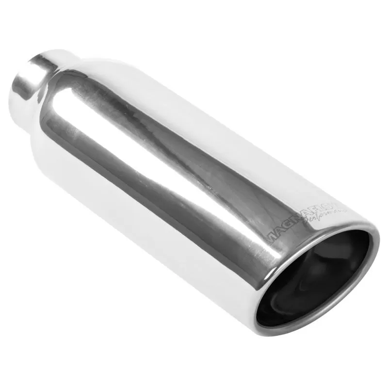 MagnaFlow Exhaust Products Single Exhaust Tip - 2.25in. Inlet/3.5 x 4.25in. Outlet - 35174