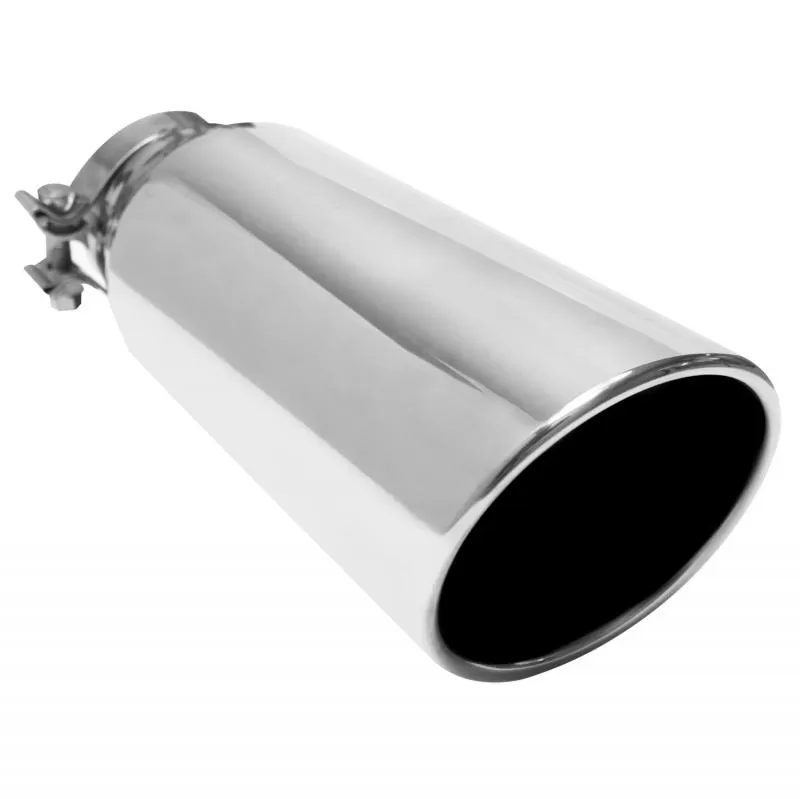 MagnaFlow Exhaust Products Single Exhaust Tip - 3.5in. Inlet/5in. Outlet - 35213