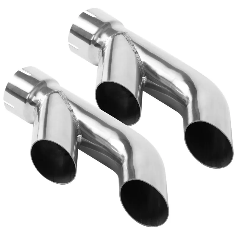 MagnaFlow Exhaust Products Exhaust Tip Set - Turn Down - 2.50In. - 35218