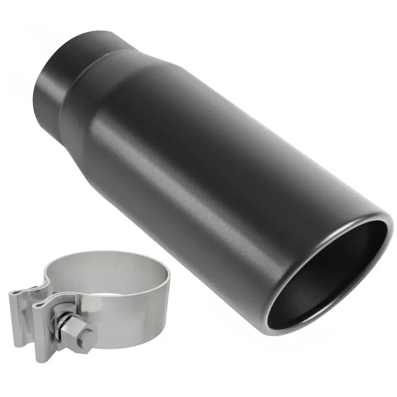 MagnaFlow Exhaust Products Single Exhaust Tip - 3in. Inlet/4in. Outlet - 35236