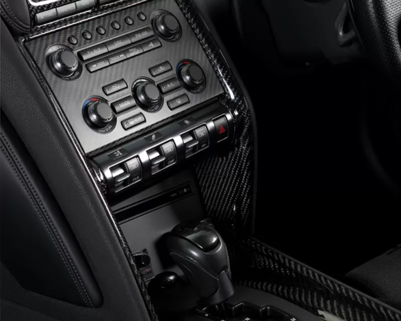 R-VERTEX 11pc Interior Carbon Dash Nissan R35 GT-R 10-16 - RVER-R35-CFRP-D