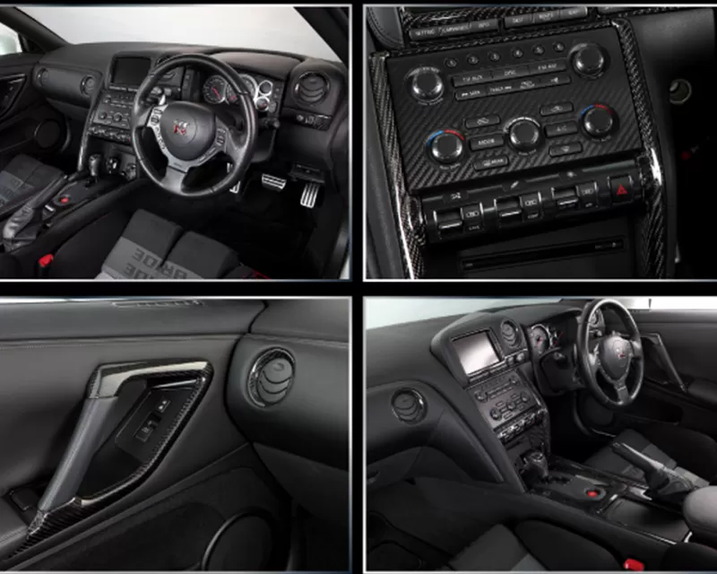 R-VERTEX Interior Carbon Kit Nissan R35 GT-R 10-16 - RVER-R35-CFRP-INT