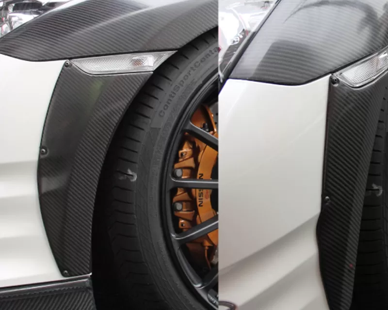 R-VERTEX Dry Carbon Front Bumper Panel Nissan R35 GT-R 10-16 - RVER-R35-DCF-FBP