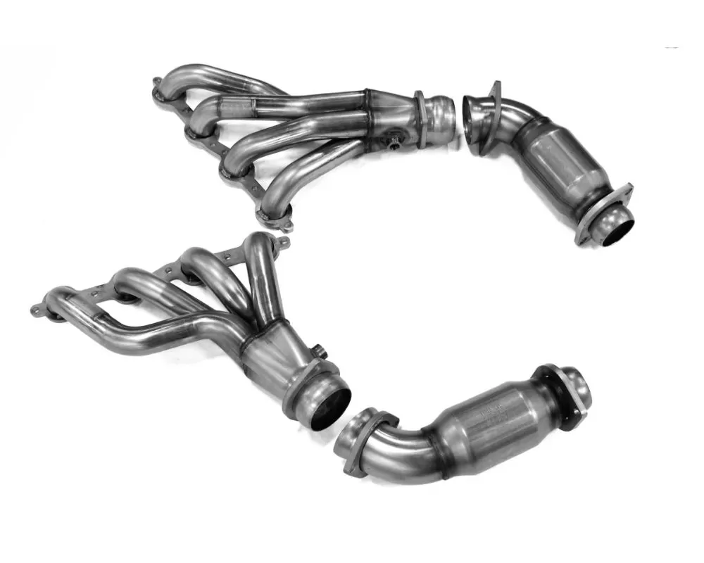Kooks 1 7/8 x 3 Inch Shorty Header Stainless Steel w/Ultra High Performance Green Catted Connection Pipes Bolts Up To OEM Style Cat Back Exhaust Pontiac G8 GT/GXP LS2/LS3 6.0L/6.2L 2008-2009 - 24201430