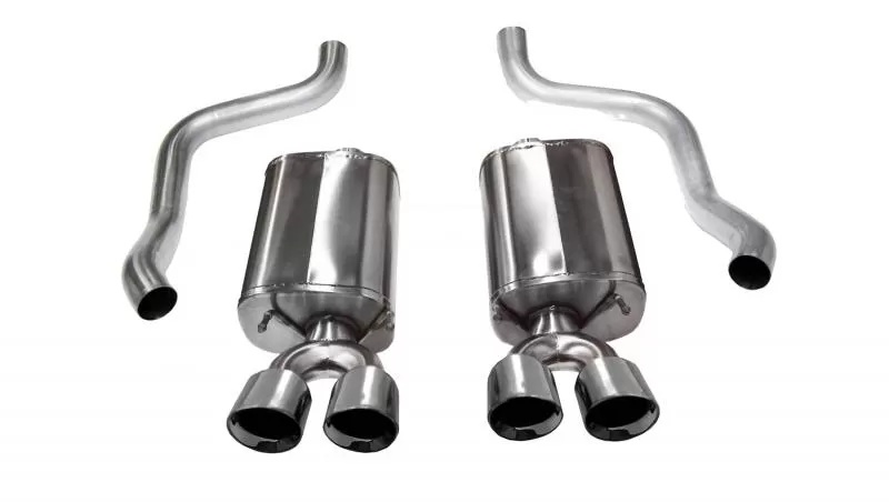 CORSA Performance 2.5" Axleback Exhaust Dual Rear Exit with Twin 3.5" Polished Pro-Series Tips Chevrolet Corvette C6 2009-2013 - 14108
