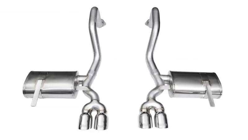 CORSA Performance 2.5" Axleback Exhaust Dual Rear Exit with Twin 3.5" Polished Pro-Series Tips Chevrolet Corvette C5 | C5 Z06 1997-2004 - 14132