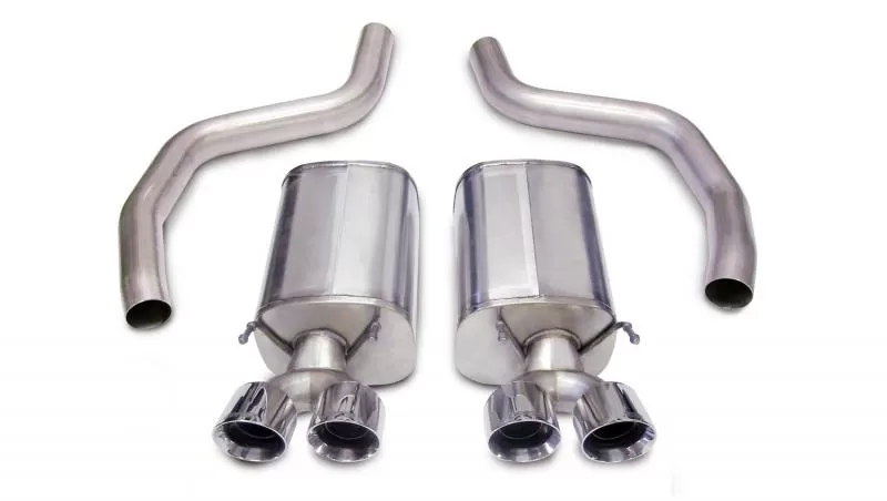 CORSA Performance 3.0" Axleback Exhaust Dual Rear Exit with Twin 4.0" Polished Pro-Series Tips Chevrolet Corvette C6 Z06 | ZR1 2006-2013 - 14164
