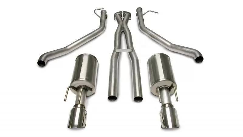 CORSA Performance 2.5" Catback Exhaust Dual Rear Exit with Single 4.0" Polished Pro-Series Tips Pontiac GTO 2005-2006 - 14189