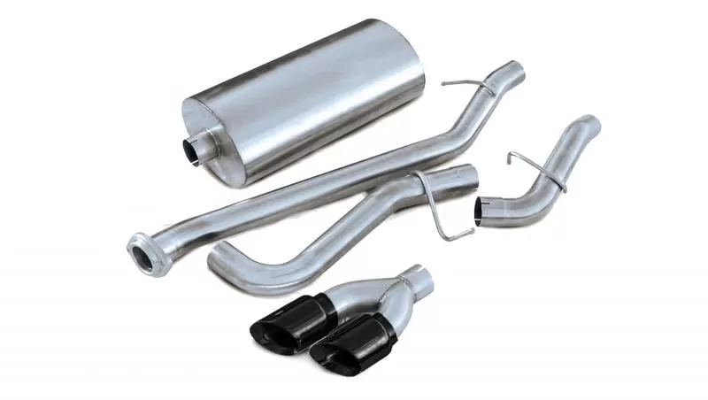 CORSA Performance 3.0" Catback Exhaust Single Side Exit with Twin 4.0" Black PVD Pro-Series Tips Chevrolet Tahoe | GMC Yukon 2002-2006 - 14232BLK