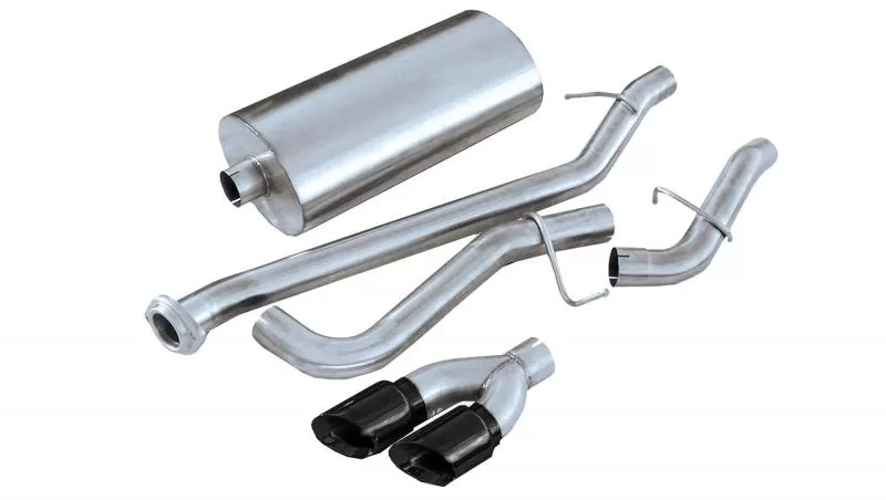 CORSA Performance 3.0" Catback Exhaust Single Side Exit with Twin 4.0" Black PVD Pro-Series Tips Chevrolet Silverado 1500 | GMC Sierra 1500 1999-2006 - 14260BLK