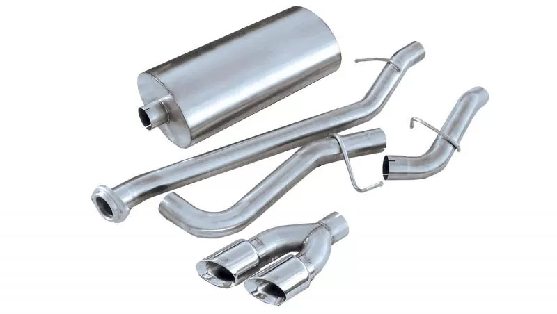 CORSA Performance 3.0" Catback Exhaust Single Side Exit with Twin 4.0" Polished Pro-Series Tips Chevrolet Silverado 1500 | GMC Sierra 1999-2006 - 14260