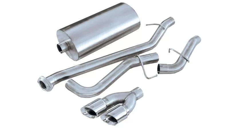 CORSA Performance 3.0" Catback Exhaust Single Side Exit with Twin 4.0" Polished Pro-Series Tips Chevrolet Silverado 1500 | GMC Sierra 1999-2006 - 14261