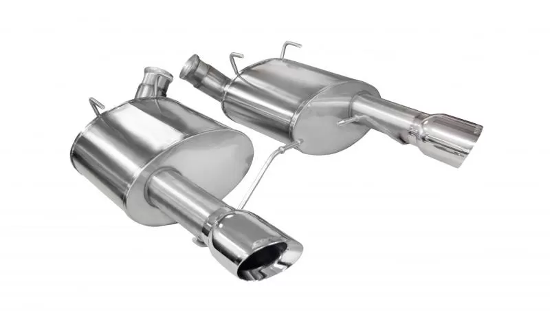 CORSA Performance 3.0" Axleback Exhaust Dual Rear Exit with Single 4.0" Polished Pro-Series Tips Ford Mustang Boss 302 | Mustang GT 2011-2014 - 14316