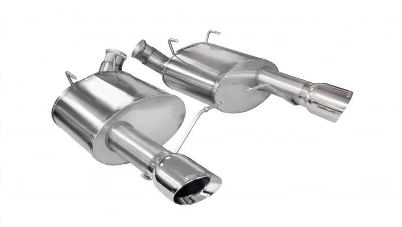 CORSA Performance 3.0" Axleback Exhaust Dual Rear Exit with Single 4.0" Polished Pro-Series Tips Ford Mustang Boss 302 | Mustang GT 2011-2014 - 14317