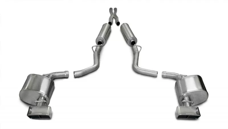 CORSA Performance 2.5" Catback Exhaust Dual Rear Exit with GTX Polished Tips Dodge Challenger R/T 2009-2010 - 14436