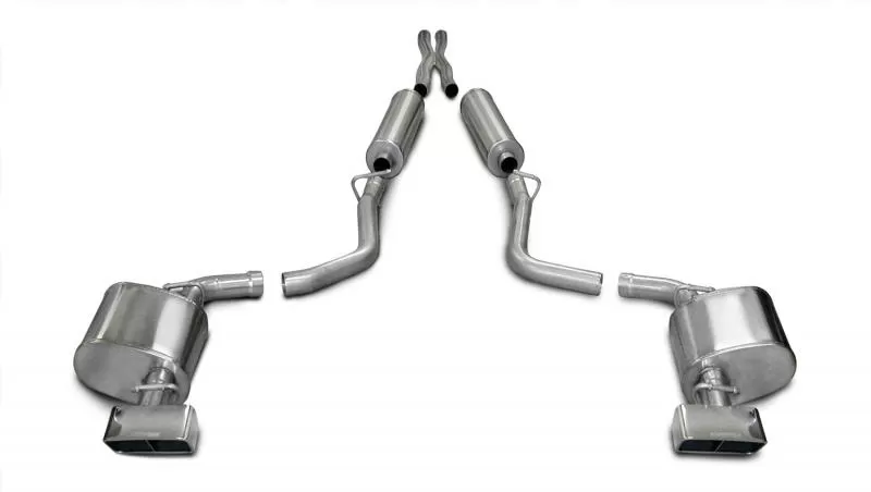CORSA Performance 2.5" Catback Exhaust Dual Rear Exit with GTX Polished Tips Dodge Challenger R/T 2009-2010 - 14437