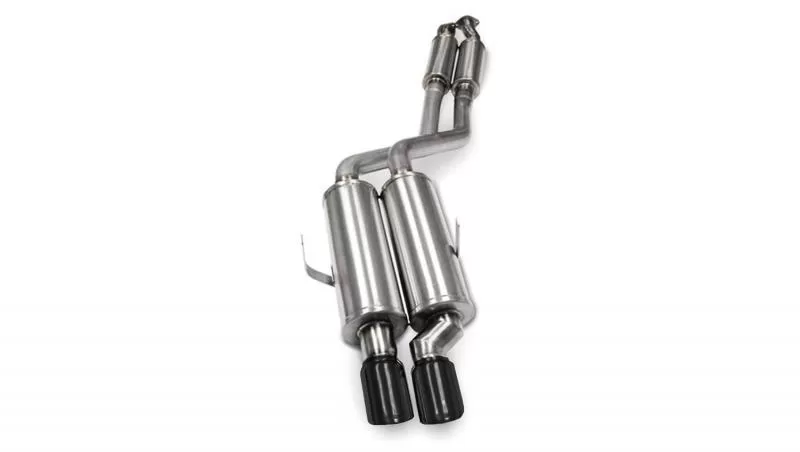 CORSA Performance 2.25" Catback Exhaust Single Rear Exit with Twin 3.0" Black PVD Pro-Series Tips BMW 325i/is | 328i/is | M3 E36 Sedan/Coupe 1992-1999 - 14553BLK