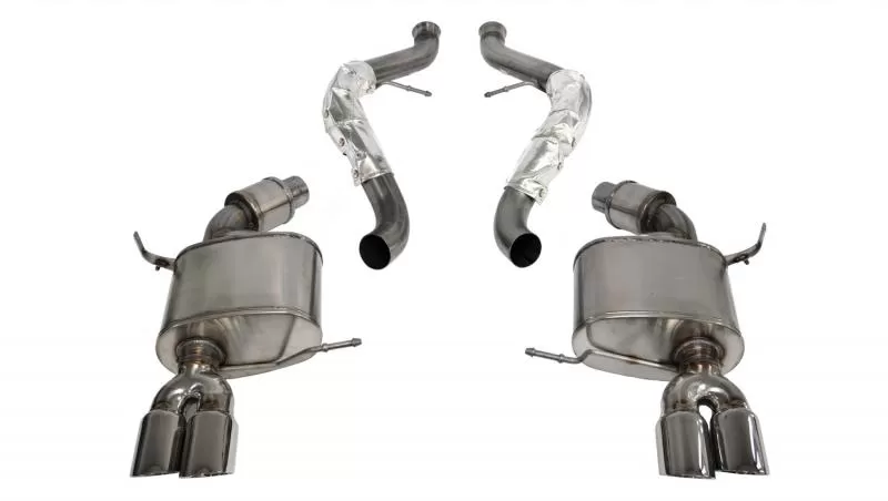 CORSA Performance 2.5" Catback Exhaust Dual Rear Exit with Twin 3.0" Polished Pro-Series Tips BMW M3 E90 Sedan 2008-2012 - 14569