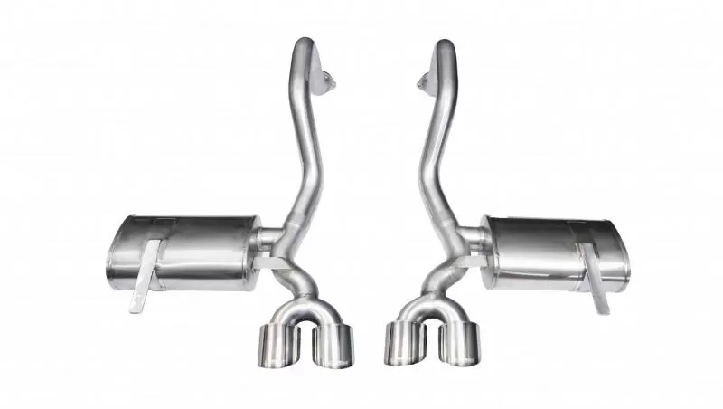CORSA Performance 2.5" Axleback Exhaust Dual Rear Exit with Twin 4.0" Polished Pro-Series Tips Chevrolet Corvette C5 | C5 Z06 1997-2004 - 14961