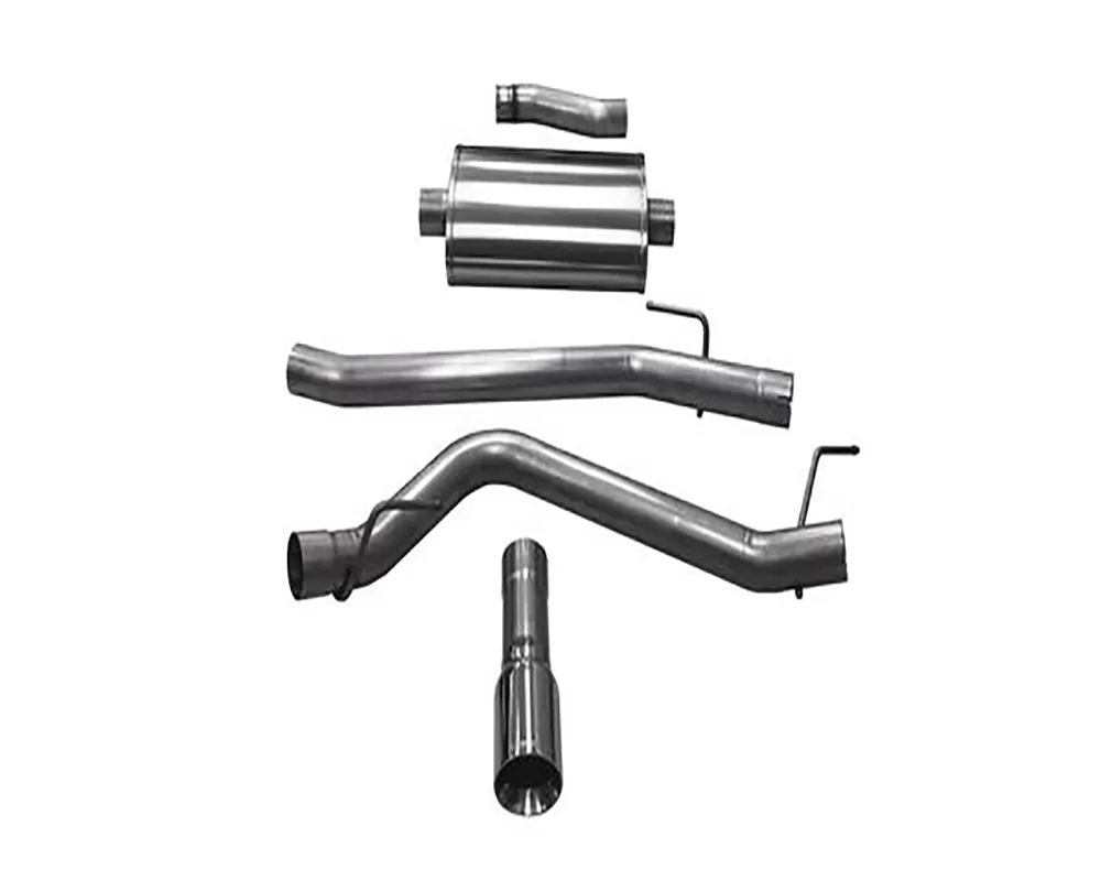 CORSA Performance 3.0" Catback Exhaust Single Side Exit with 4.0" Polished Tip Jeep Gladiator JT 2020-2020 - 21060