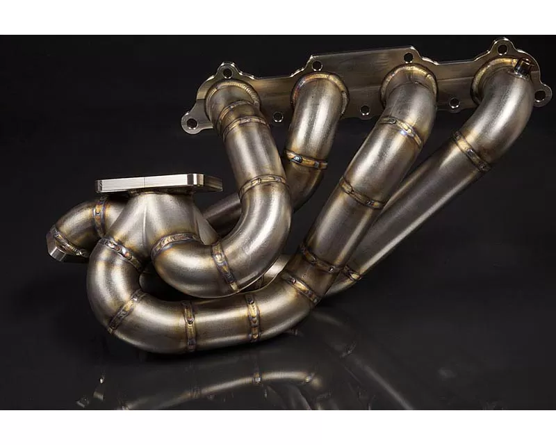 JM Fabrications PTE 55-67 Series Top Mount V-Band Exhaust Manifold With Tial 38MM MVS Wastegate Flange Mitsubishi Galant VR4 - GVR4-EXMANI-05-MVS