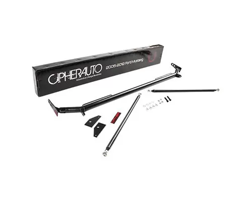 Cipher Auto Racing Harness Bar Black Powder Coated Ford Mustang 05-12 - CPA5001HB-BK