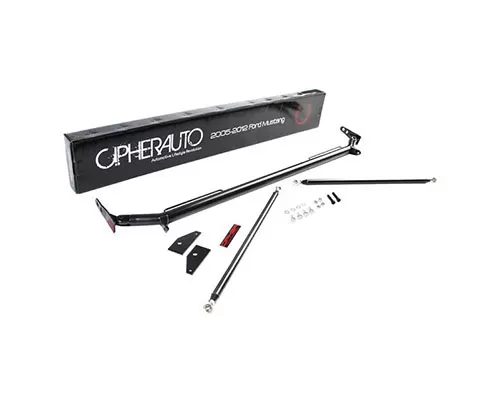 Cipher Auto Racing Harness Bar Black Powder Coated Ford Mustang 79-94 - CPA5015HB-BK