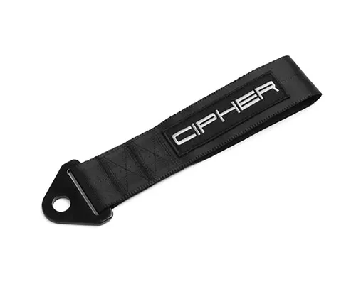 Cipher Auto Black 2" Towing Strap - CPA7000BK