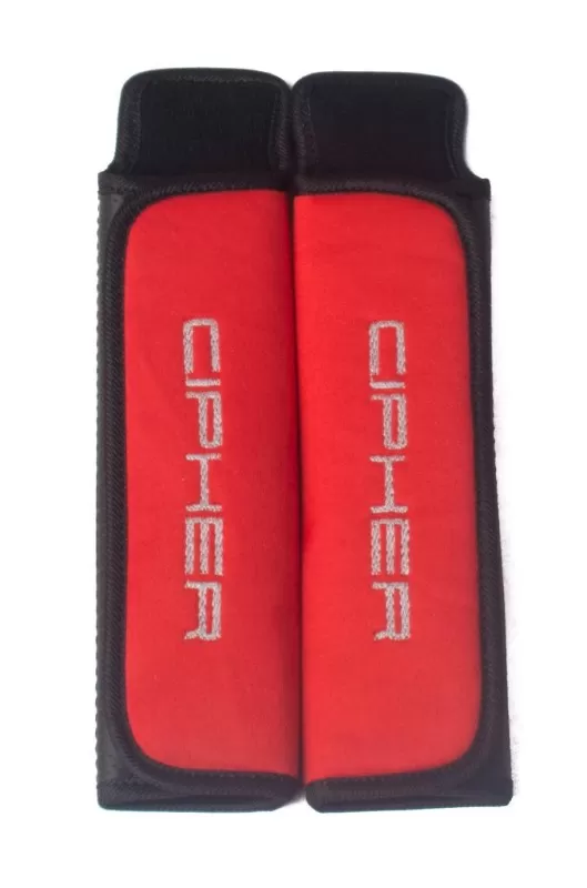 Cipher Auto Red 2" Inches Harness Pads - Set - CPA8000RHP-RD