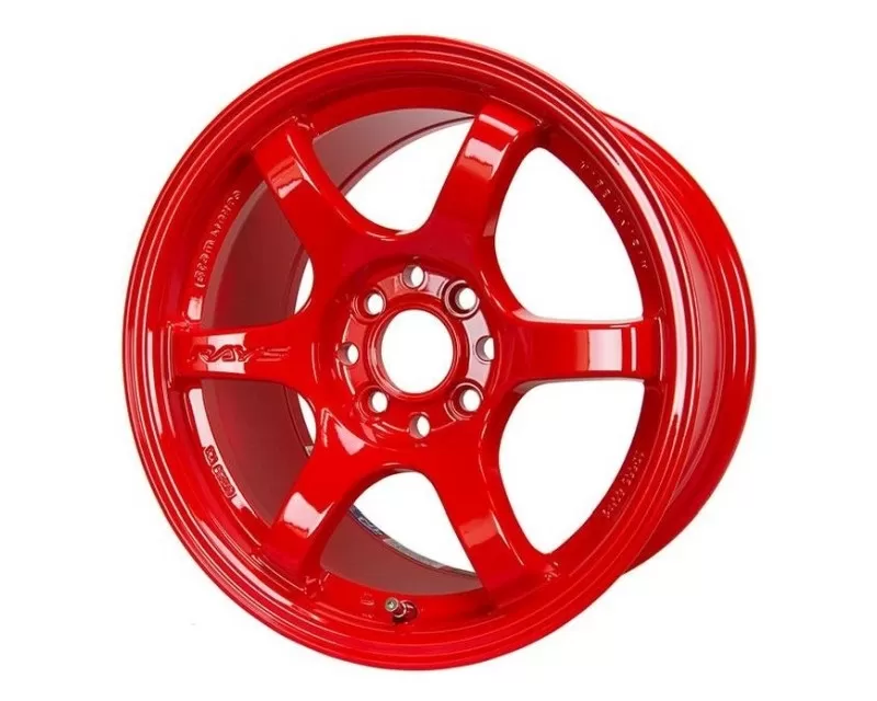 GramLights 57DR Wheel 15x8 4x100 35mm Red - WGIE35AR