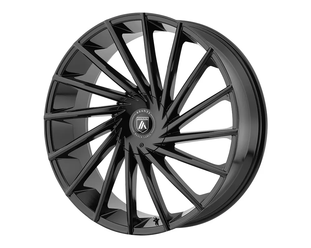 Asanti Black ABL-18 Matar Wheel 24x9 6x6x135/6x139.7 +30mm Gloss Black - ABL18-24906630GB