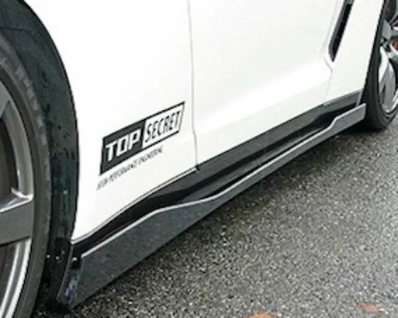 Top Secret Carbon Fiber Side Skirts Nissan GT-R R35 2009-2021 - 17070210