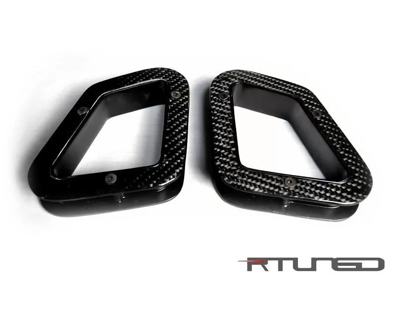 R-Tuned Carbon Fiber Seat Belt Guides Ferrari 360 CS 99-04 - RTFE012HG
