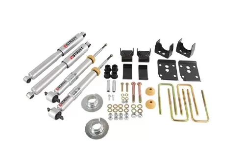 Belltech +1 to -3inch Front 5.5inch Rear Lowering Kit w/ SP Shocks Ford F-150 All Cabs Short Bed 2015-2018 - 1000SP