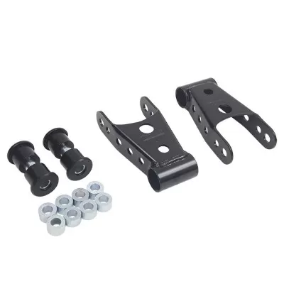 Belltech 1|2in Rear Drop Lowering Shackle Kit Ford F-150 All Cabs 4WD 2015-2018 - 6426