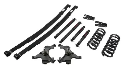 Belltech 3inch Front 4inch Rear Lowering Kit w/ ND2 Shocks Chevrolet Suburban 2WD 1992-1998 - 786ND