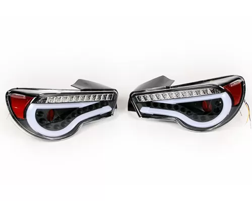 Spyder Auto LED Black Tail Lights Scion FR-S | Subaru BRZ 2013+ - ALT-YD-SFRS12-LBLED-BK