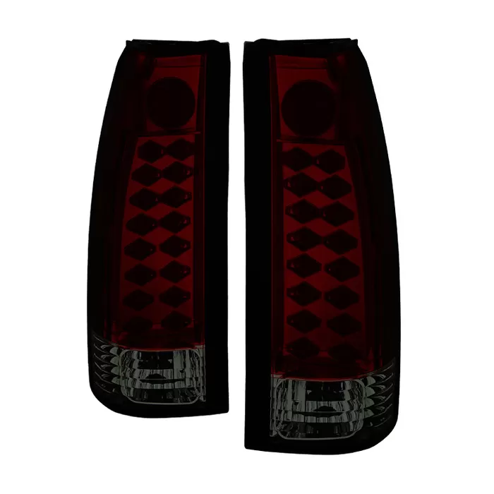 Spyder Auto Red Smoke LED Taillights Cadillac Escalade 1999-2000 - ALT-YD-CCK88-LED-RS