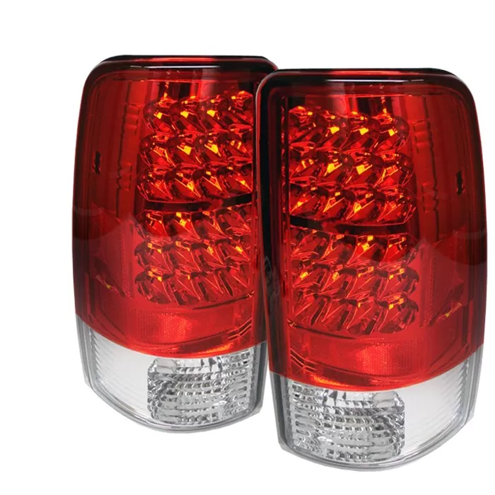 Spyder Auto Lift Gate Style Only LED Red/Clear Tail Lights Chevrolet Suburban Tahoe 1500 2500 2000-2006 - ALT-YD-CD00-LED-RC