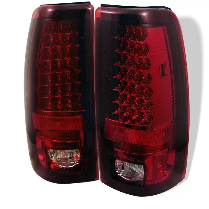 Spyder Auto LED Red/Clear Tail Lights Chevrolet Silverado & GMC Sierra 1500/2500/3500 2003-2006 - ALT-YD-CS03-LED-RC
