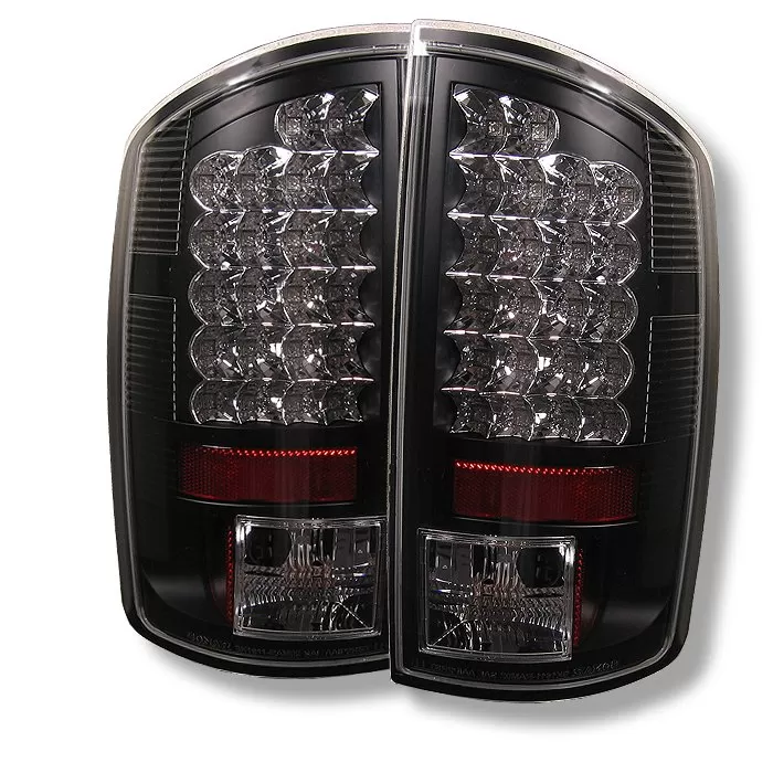 Spyder Auto LED Black Tail Lights Dodge Ram 1500 2500 3500 2002-2006 - ALT-YD-DRAM02-LED-BK