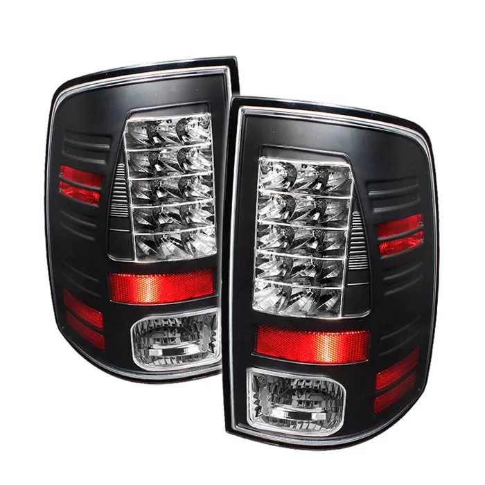 Spyder Auto LED Black Tail Lights Dodge Ram 1500 2009-2010 - ALT-YD-DRAM09-LED-BK