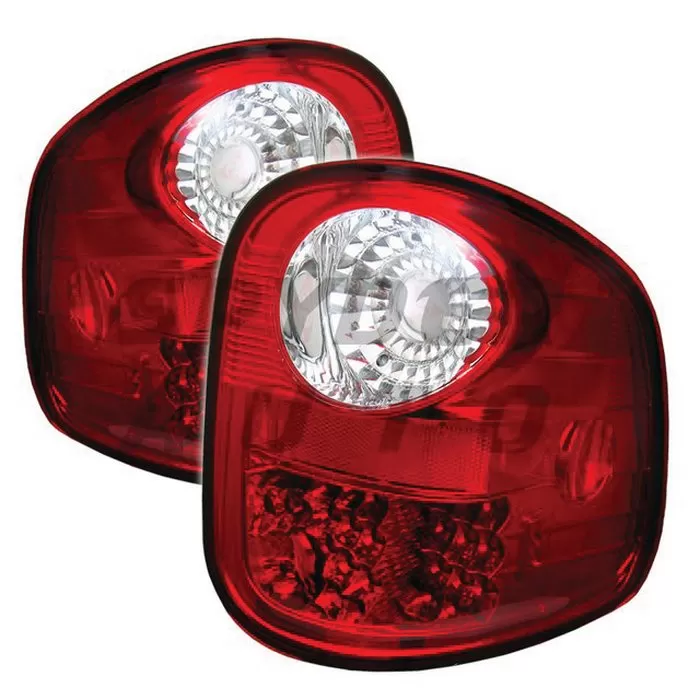 Spyder Auto LED Red/Clear Tail Lights Ford F-150 Flareside 1997-2003 - ALT-YD-FF15097FS-LED-RC