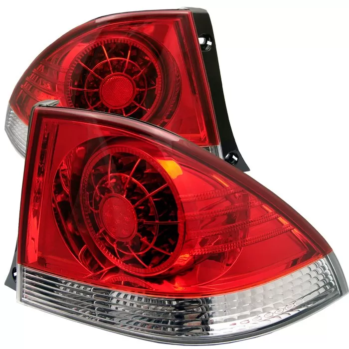 Spyder Auto LED Red/Clear Tail Lights Lexus IS 300 2001-2003 - ALT-YD-LIS300-LED-RC
