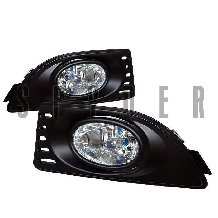 Spyder Auto OEM Clear Fog Lights w/ Switch Acura RSX 2005-2007 - FL-AR06-C